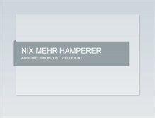 Tablet Screenshot of hamperer.de